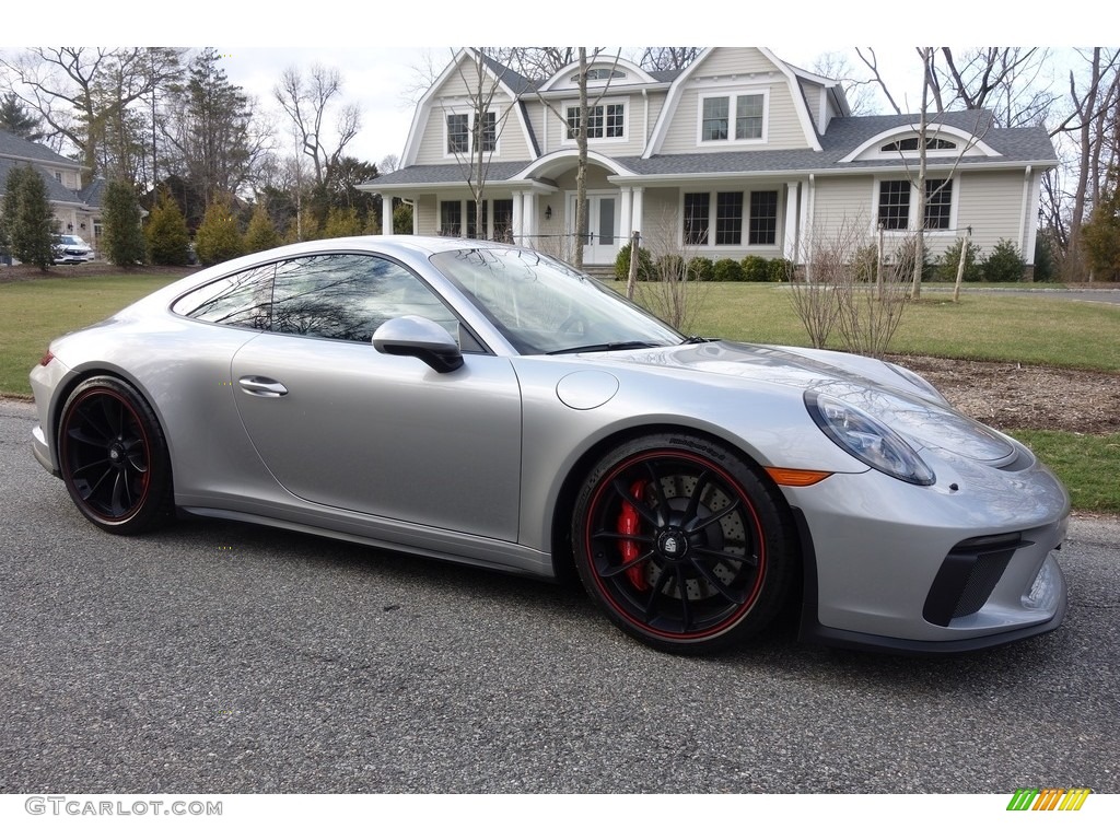 2018 911 GT3 - GT Silver Metallic / Black photo #8