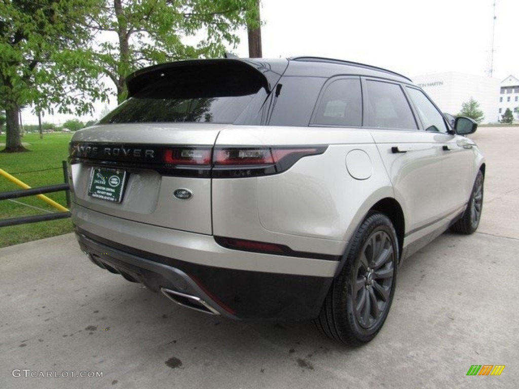 2018 Range Rover Velar R Dynamic SE - Aruba Gold / Ebony photo #7
