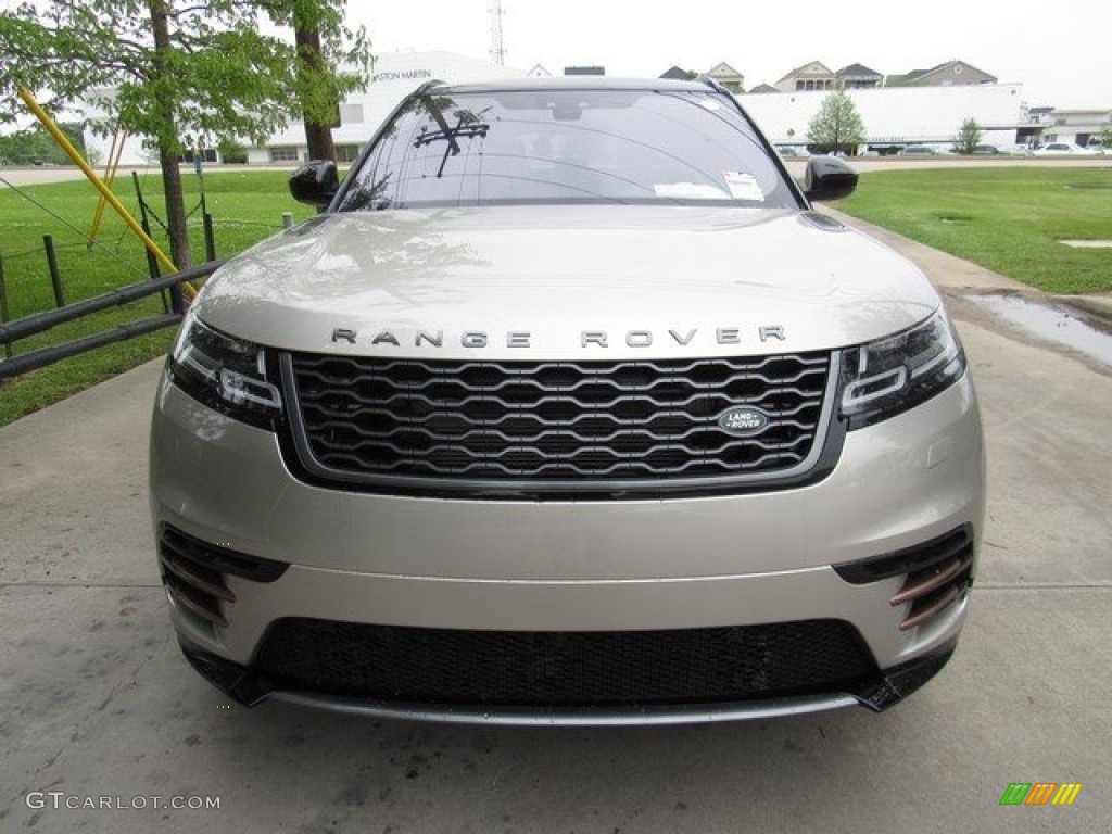 2018 Range Rover Velar R Dynamic SE - Aruba Gold / Ebony photo #9