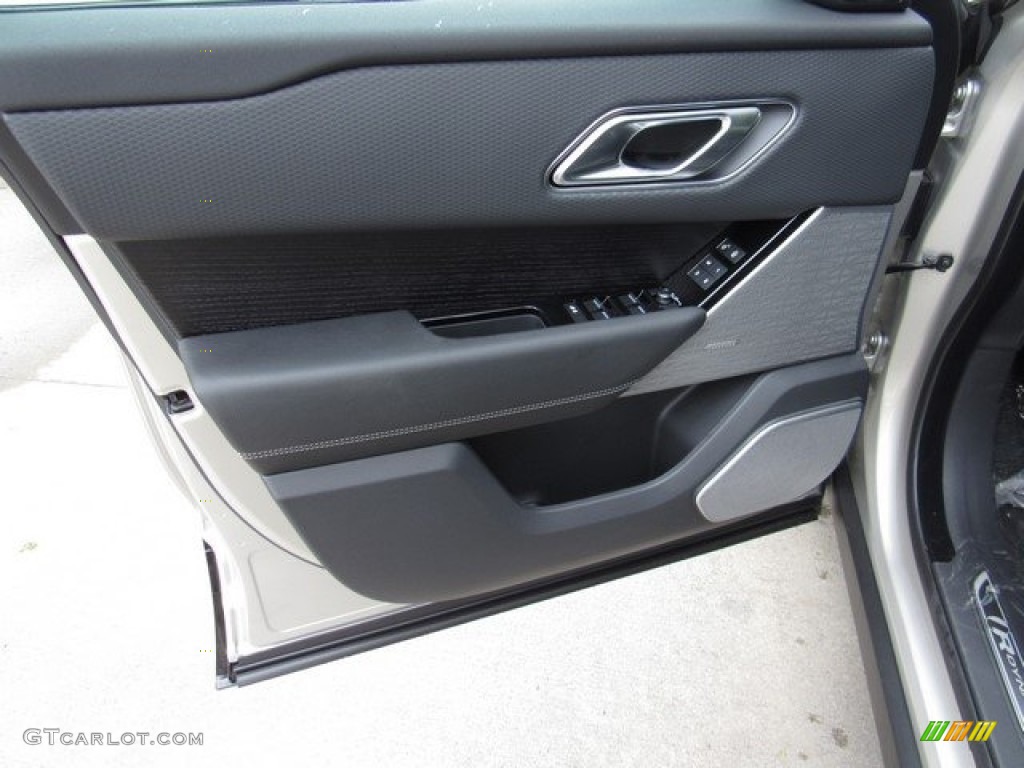 2018 Land Rover Range Rover Velar R Dynamic SE Ebony Door Panel Photo #126576530