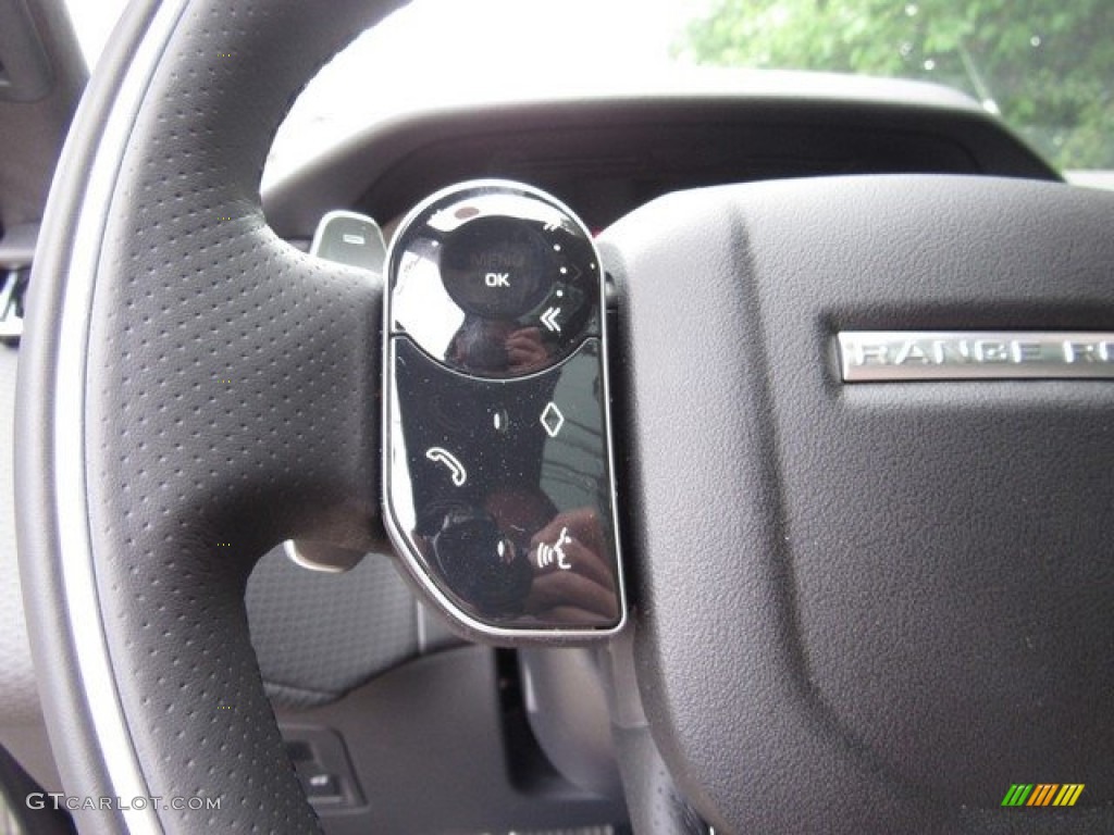2018 Land Rover Range Rover Velar R Dynamic SE Ebony Steering Wheel Photo #126576581