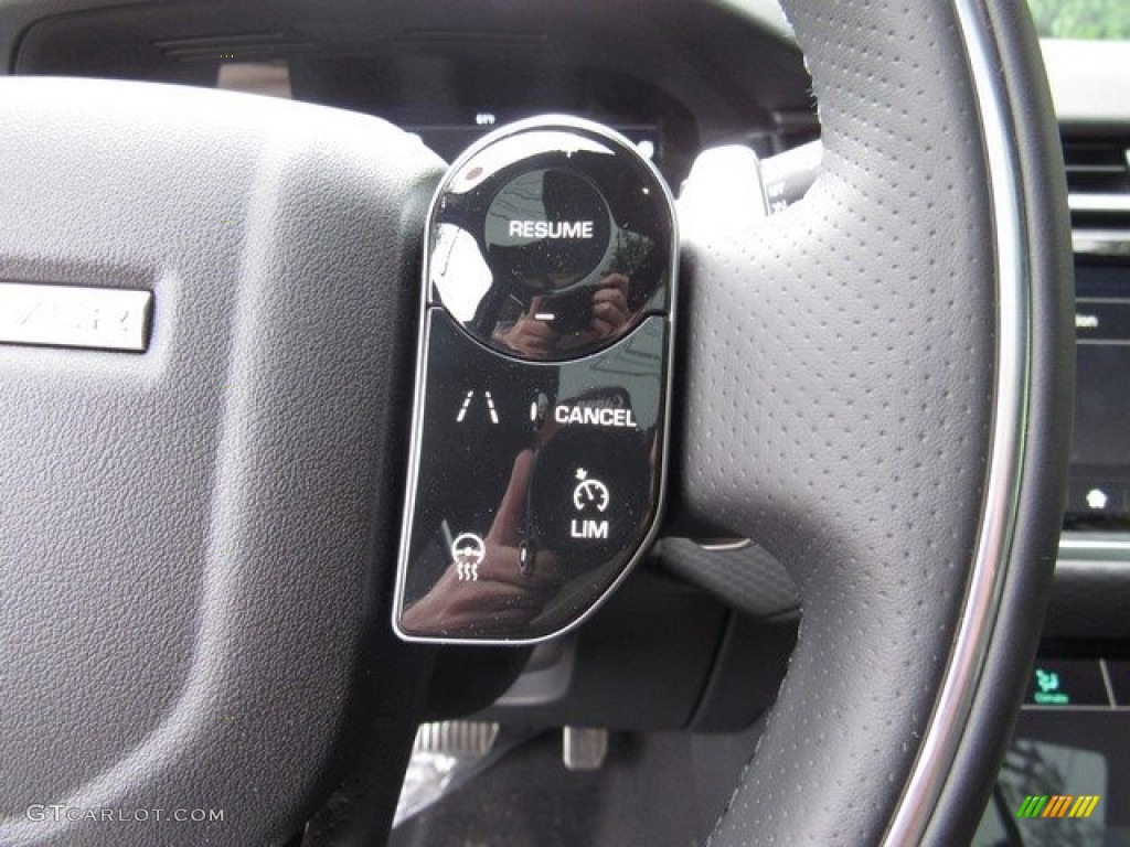 2018 Land Rover Range Rover Velar R Dynamic SE Ebony Steering Wheel Photo #126576599