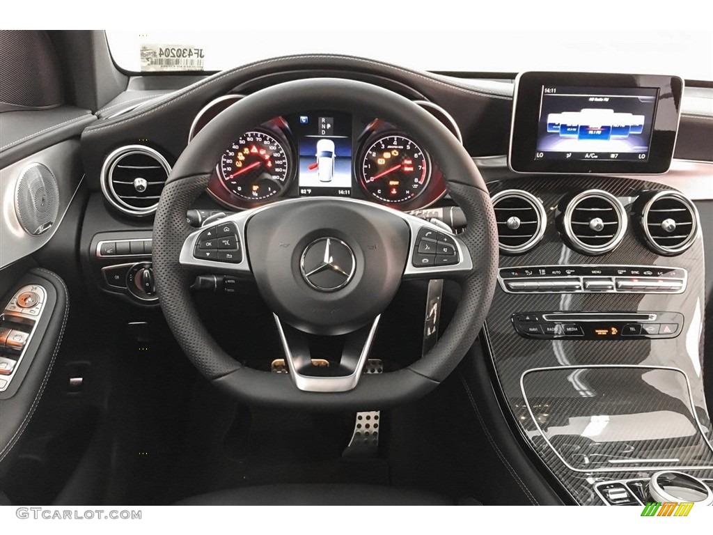 2018 Mercedes-Benz GLC AMG 43 4Matic Black Dashboard Photo #126580496