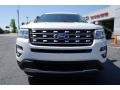 2017 White Platinum Ford Explorer Limited  photo #2