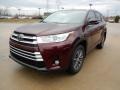 2018 Ooh La La Rouge Mica Toyota Highlander XLE AWD  photo #1