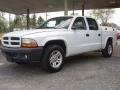 2003 Bright White Dodge Dakota SXT Quad Cab  photo #4