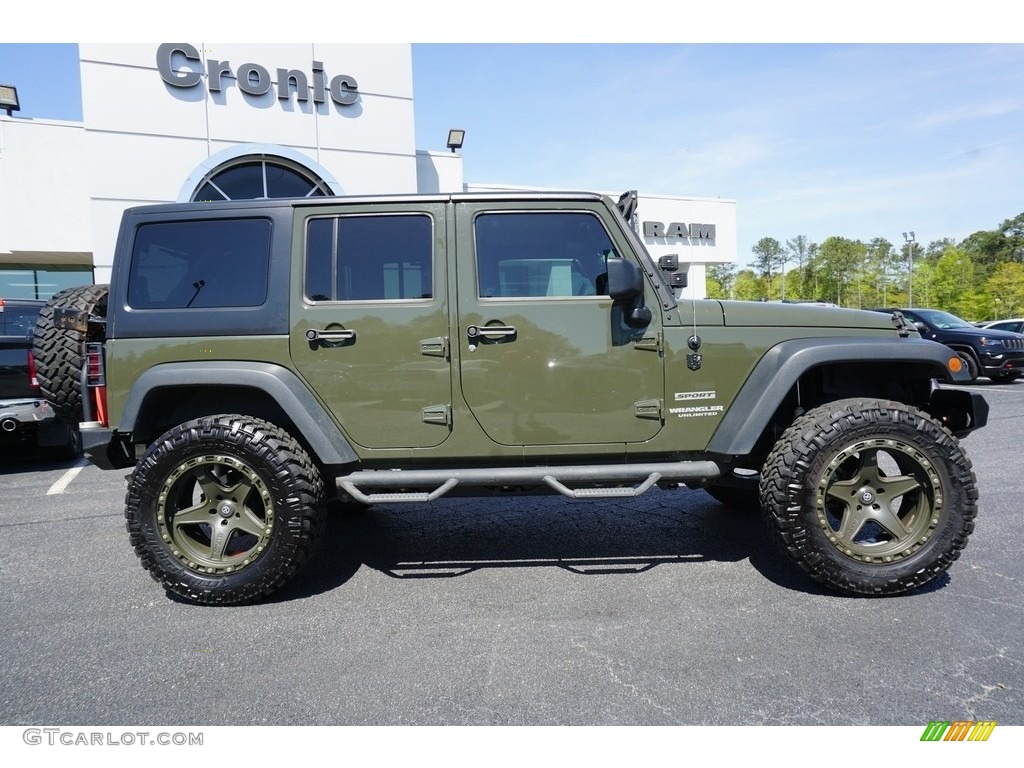 2015 Wrangler Unlimited Sport 4x4 - Tank / Black photo #12