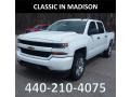 2018 Summit White Chevrolet Silverado 1500 Custom Crew Cab 4x4  photo #1