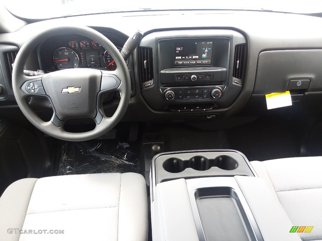 2018 Silverado 1500 Custom Crew Cab 4x4 - Summit White / Dark Ash/Jet Black photo #6