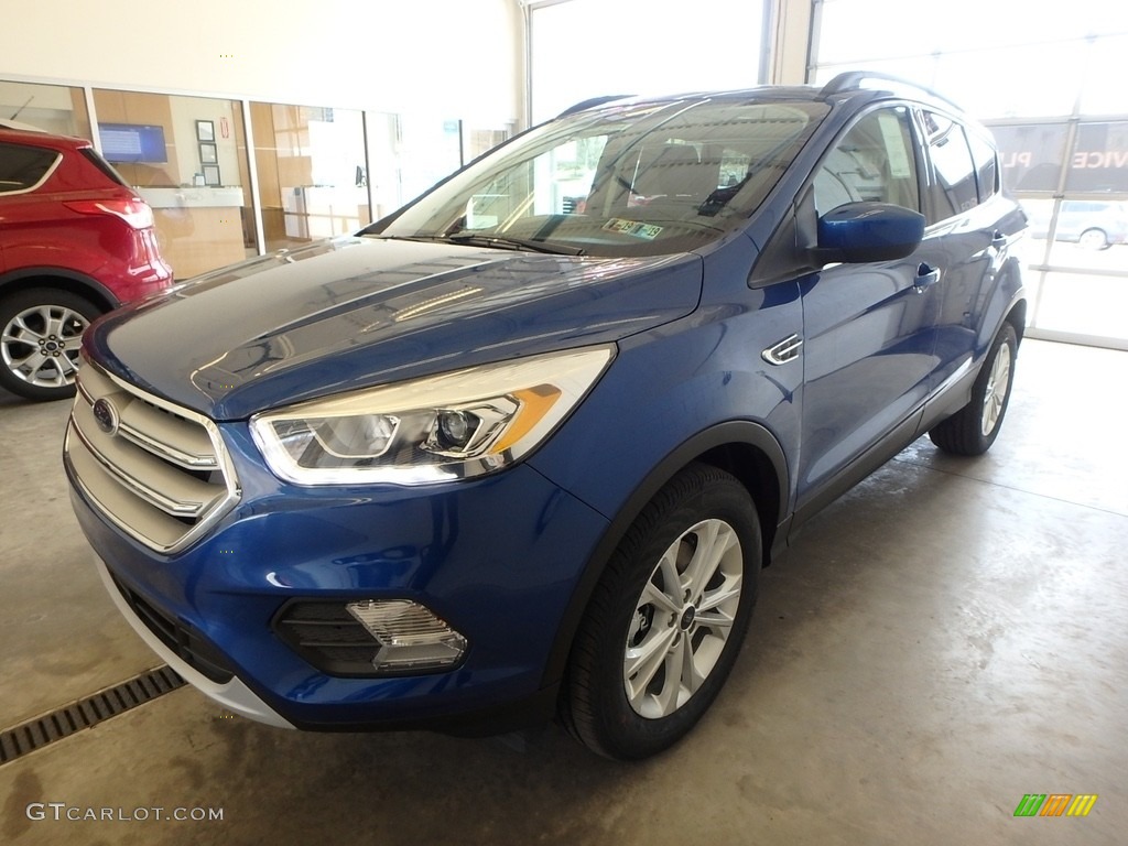 2018 Escape SEL 4WD - Lightning Blue / Charcoal Black photo #4