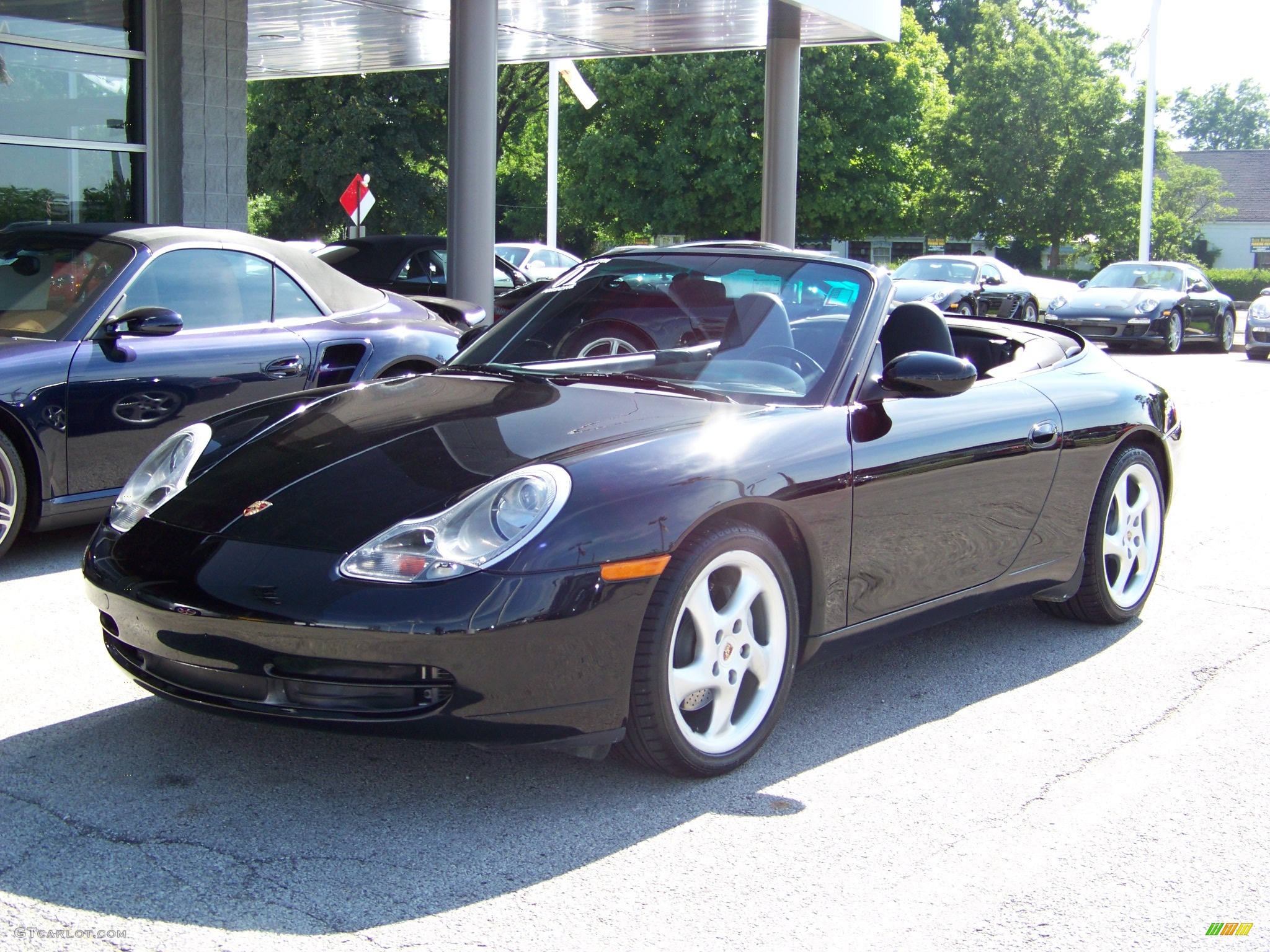 2001 911 Carrera 4 Cabriolet - Black / Black photo #1