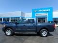 2013 Graphite Blue Nissan Titan SV Crew Cab 4x4  photo #3