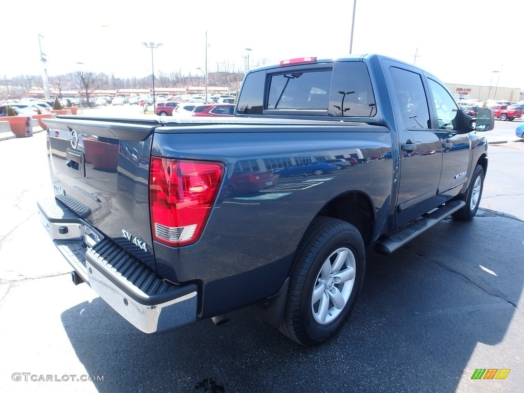 2013 Titan SV Crew Cab 4x4 - Graphite Blue / Charcoal photo #7