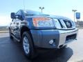 2013 Graphite Blue Nissan Titan SV Crew Cab 4x4  photo #11