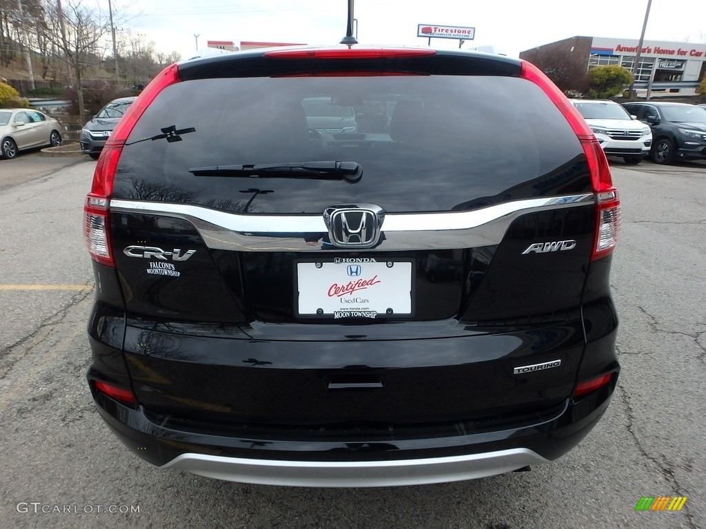 2016 CR-V Touring AWD - Crystal Black Pearl / Black photo #4