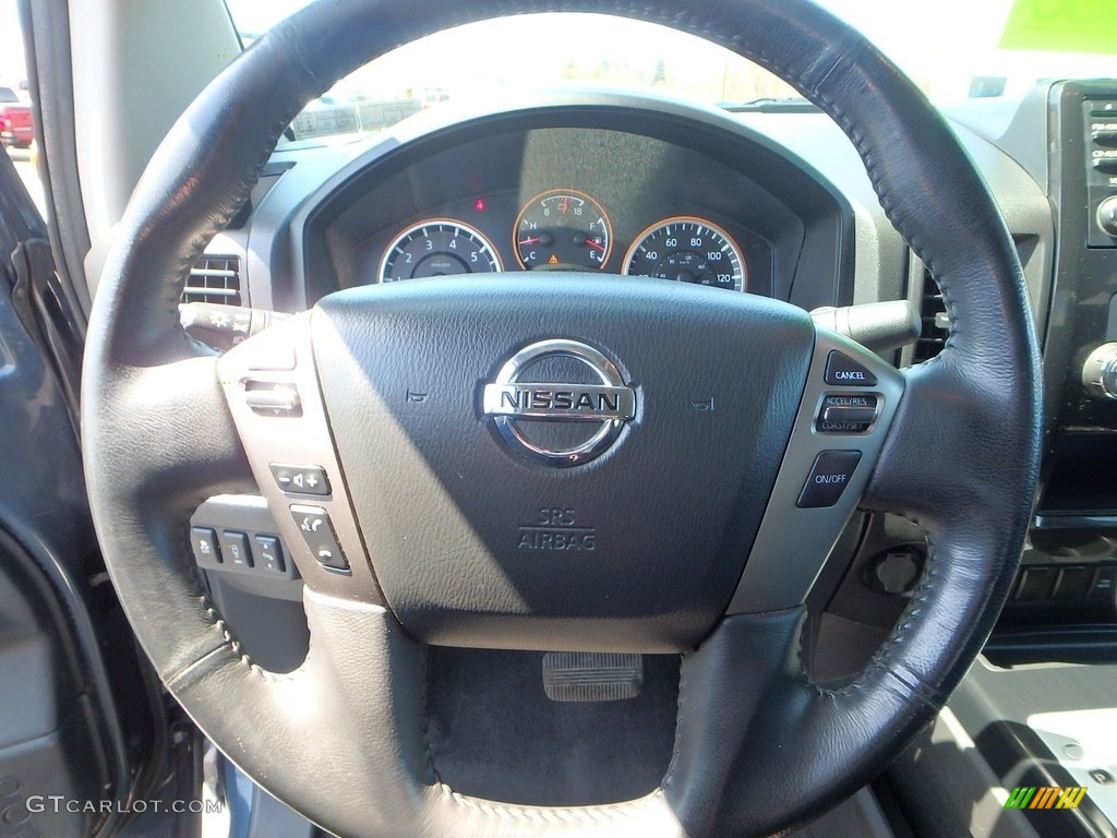 2013 Titan SV Crew Cab 4x4 - Graphite Blue / Charcoal photo #25