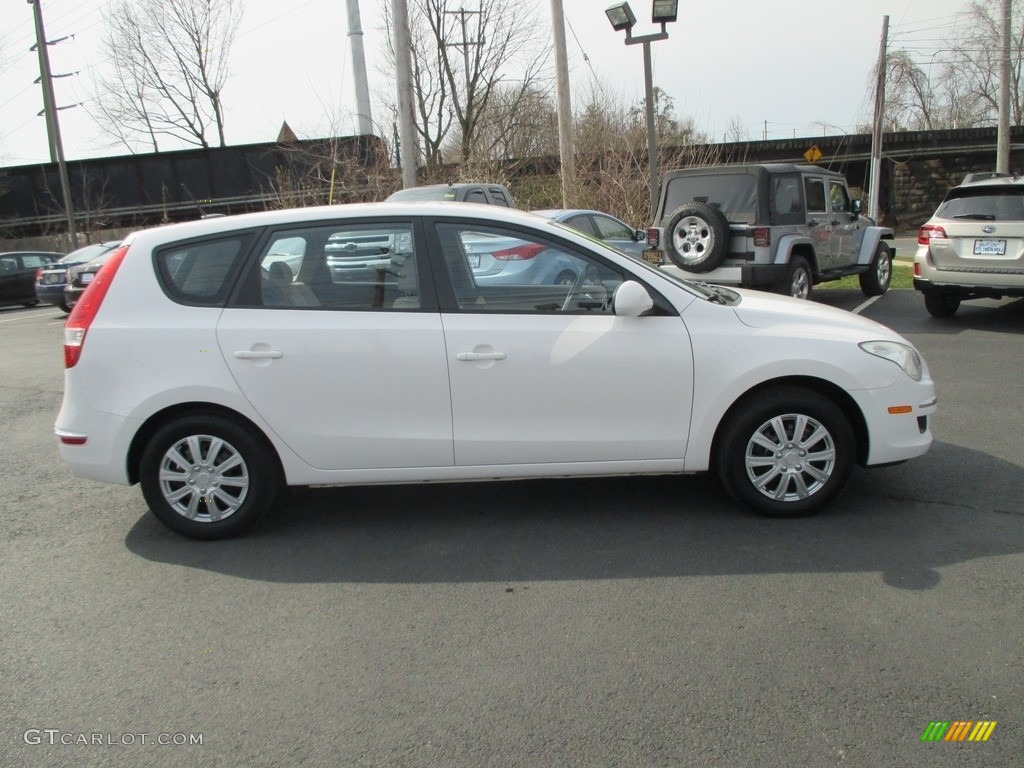 2012 Elantra GLS Touring - Polar White / Beige photo #5