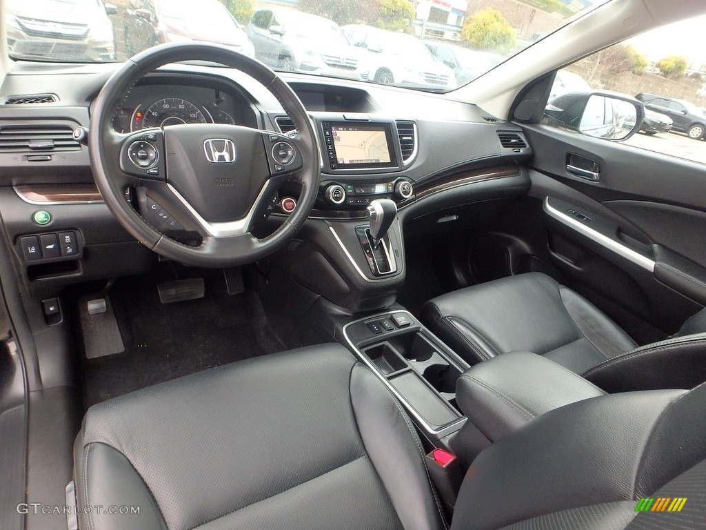 2016 CR-V Touring AWD - Crystal Black Pearl / Black photo #17