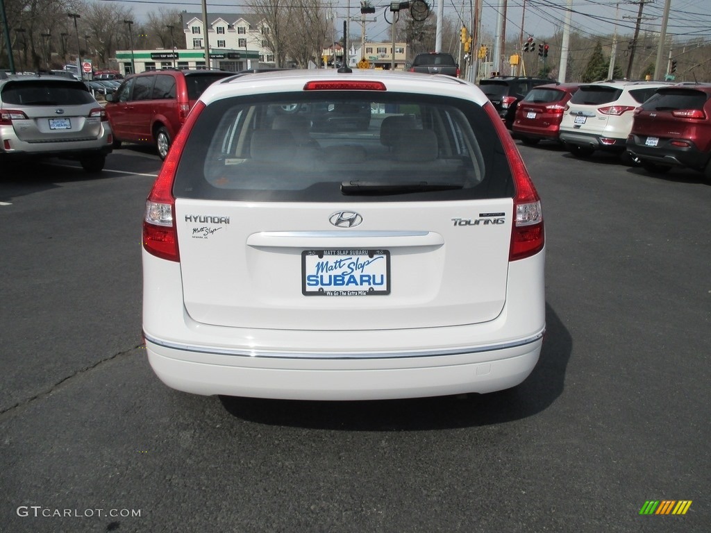 2012 Elantra GLS Touring - Polar White / Beige photo #7