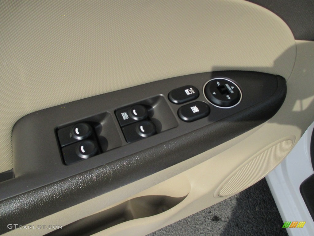 2012 Elantra GLS Touring - Polar White / Beige photo #14