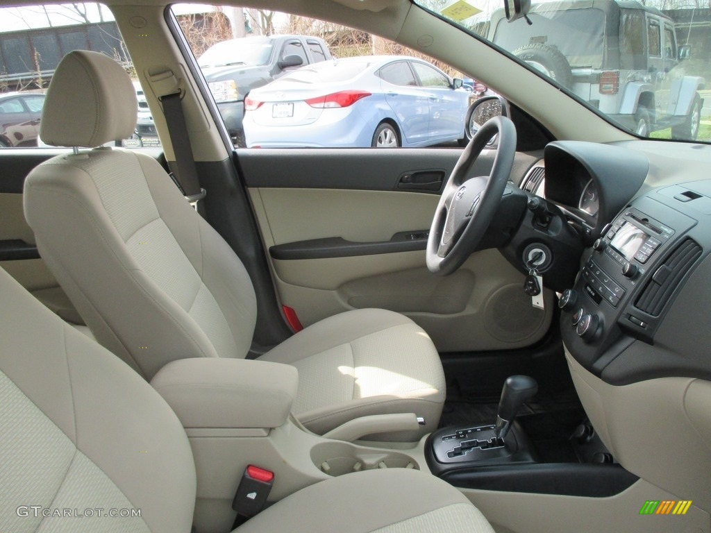 2012 Elantra GLS Touring - Polar White / Beige photo #16