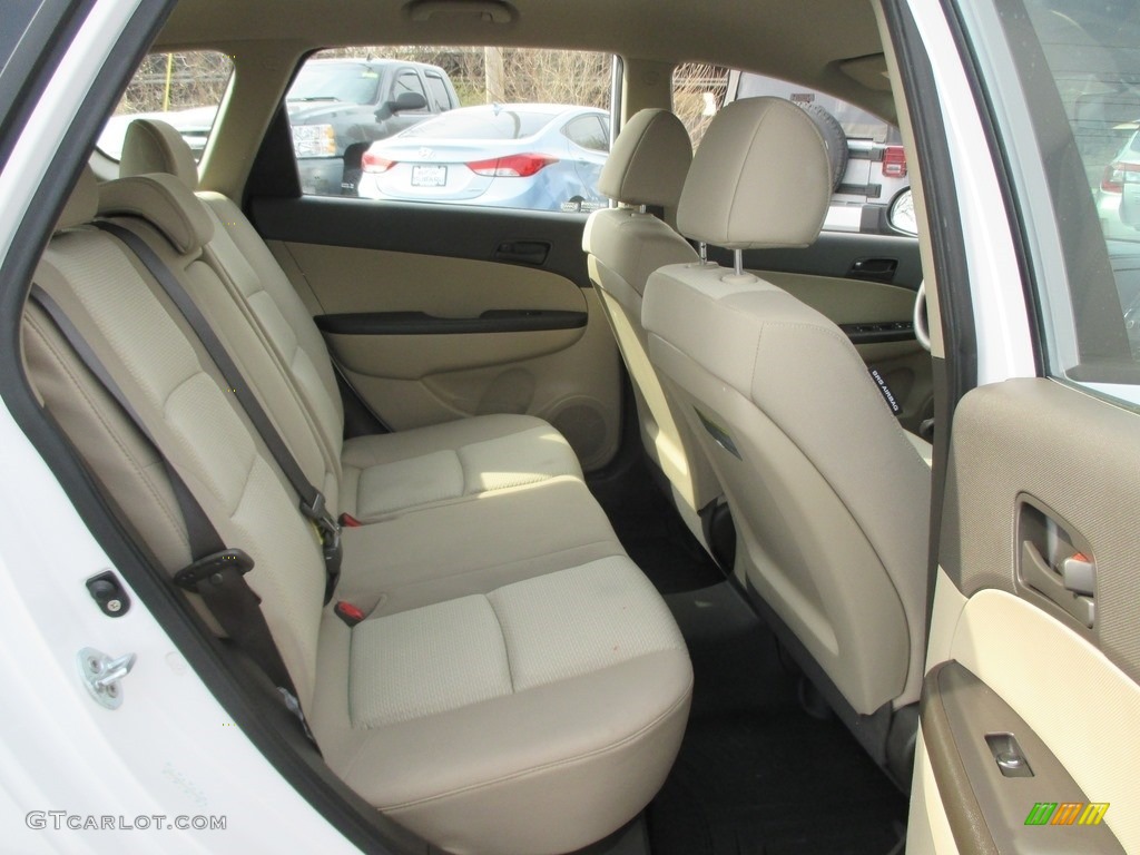 2012 Elantra GLS Touring - Polar White / Beige photo #18