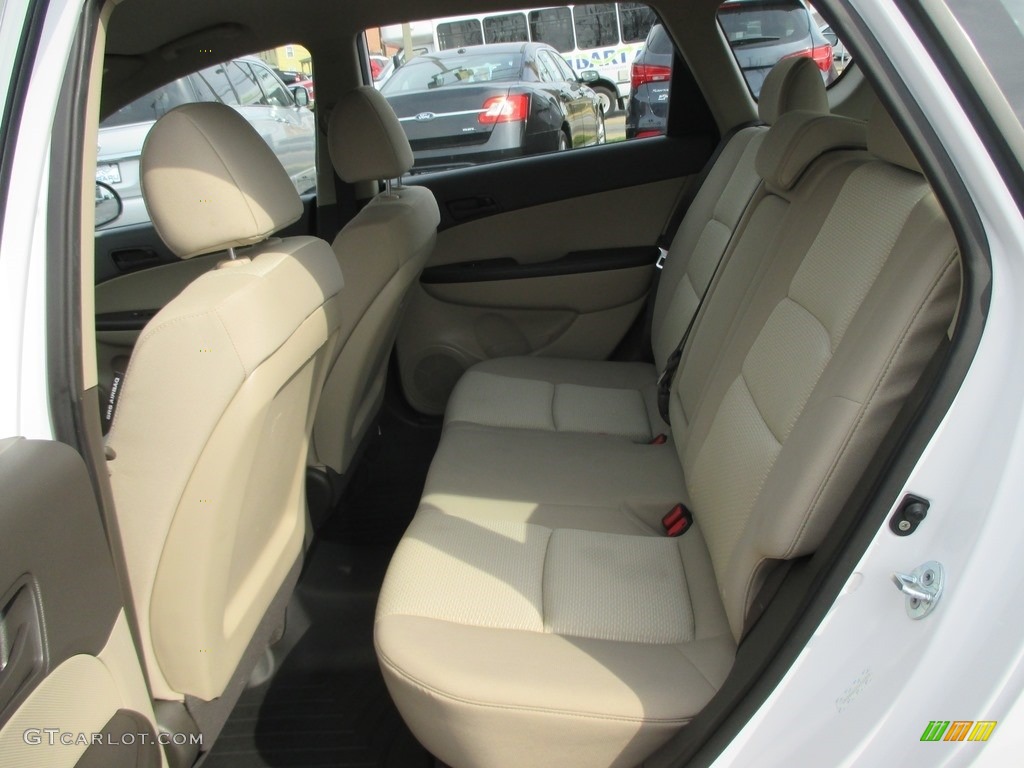 2012 Elantra GLS Touring - Polar White / Beige photo #20