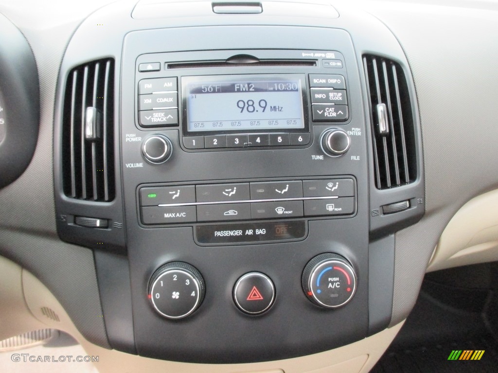 2012 Elantra GLS Touring - Polar White / Beige photo #24