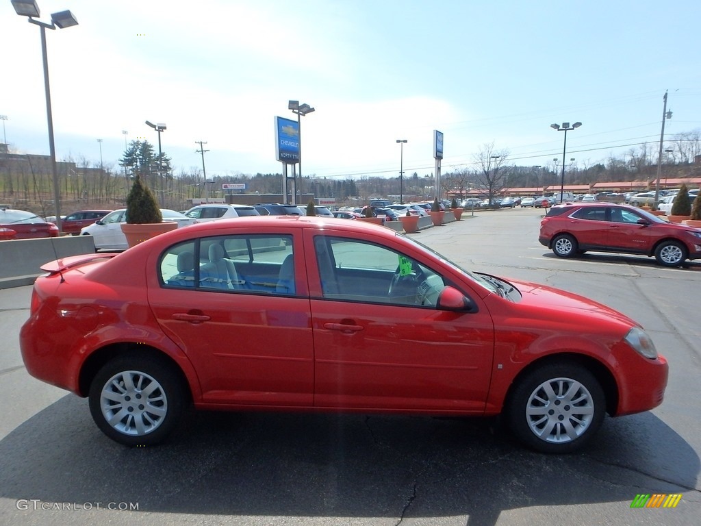 2009 Cobalt LT Sedan - Victory Red / Gray photo #12