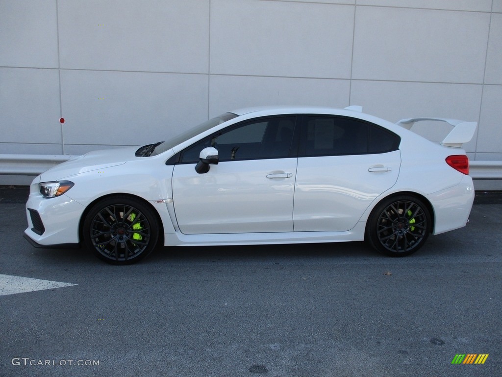 Crystal White Pearl 2018 Subaru WRX STI Exterior Photo #126594925