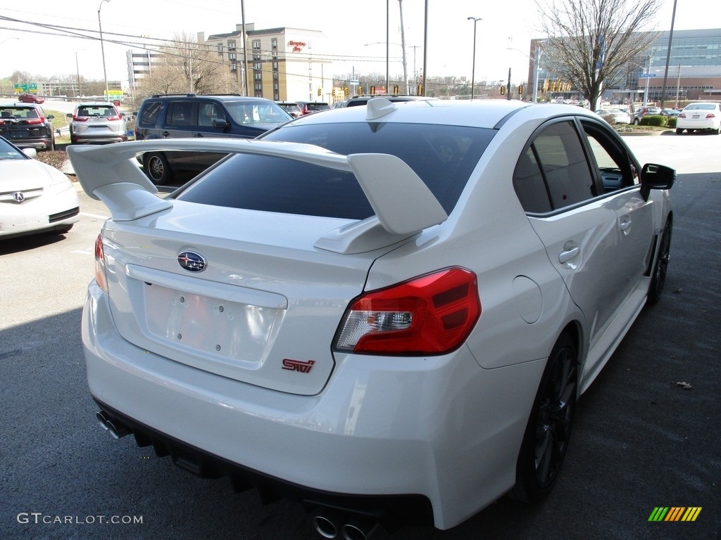 Crystal White Pearl 2018 Subaru WRX STI Exterior Photo #126594998