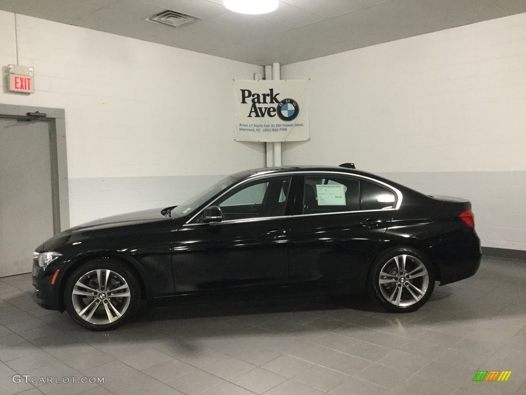 2018 3 Series 330i xDrive Sedan - Jet Black / Black photo #2