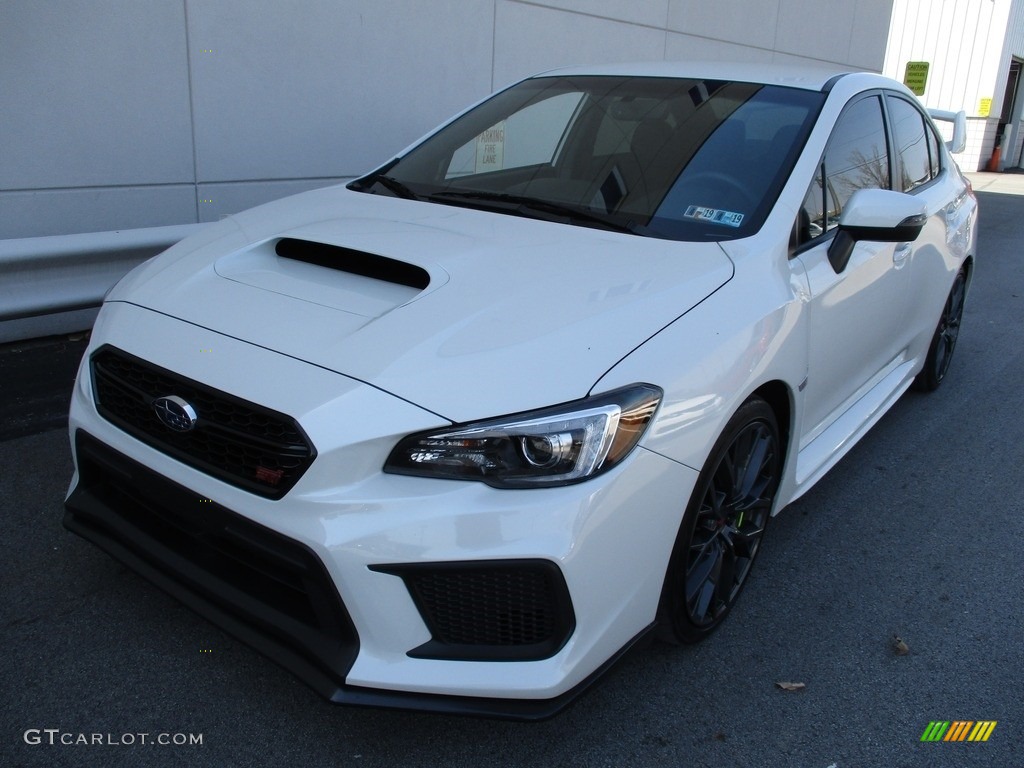 Crystal White Pearl 2018 Subaru WRX STI Exterior Photo #126595100