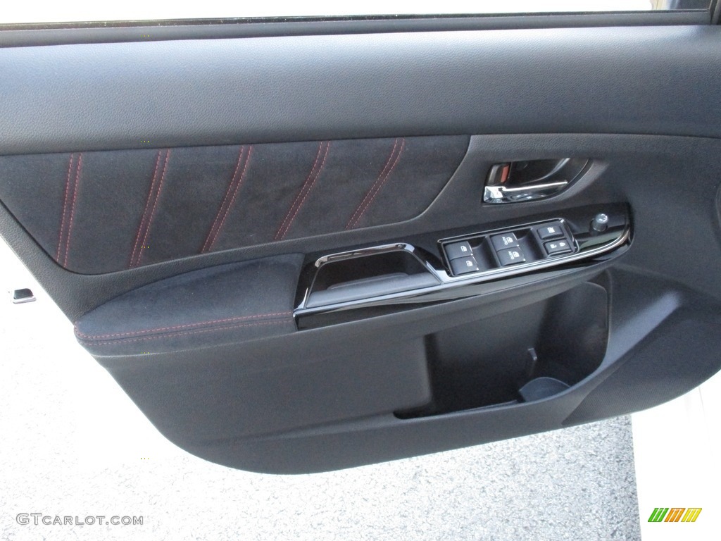 2018 Subaru WRX STI Carbon Black Door Panel Photo #126595125