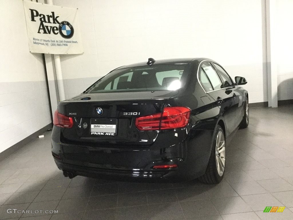 2018 3 Series 330i xDrive Sedan - Jet Black / Black photo #6