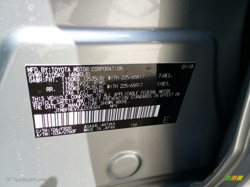 2018 RAV4 LE - Silver Sky Metallic / Black photo #21