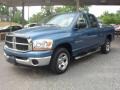 2006 Atlantic Blue Pearl Dodge Ram 1500 ST Quad Cab  photo #7