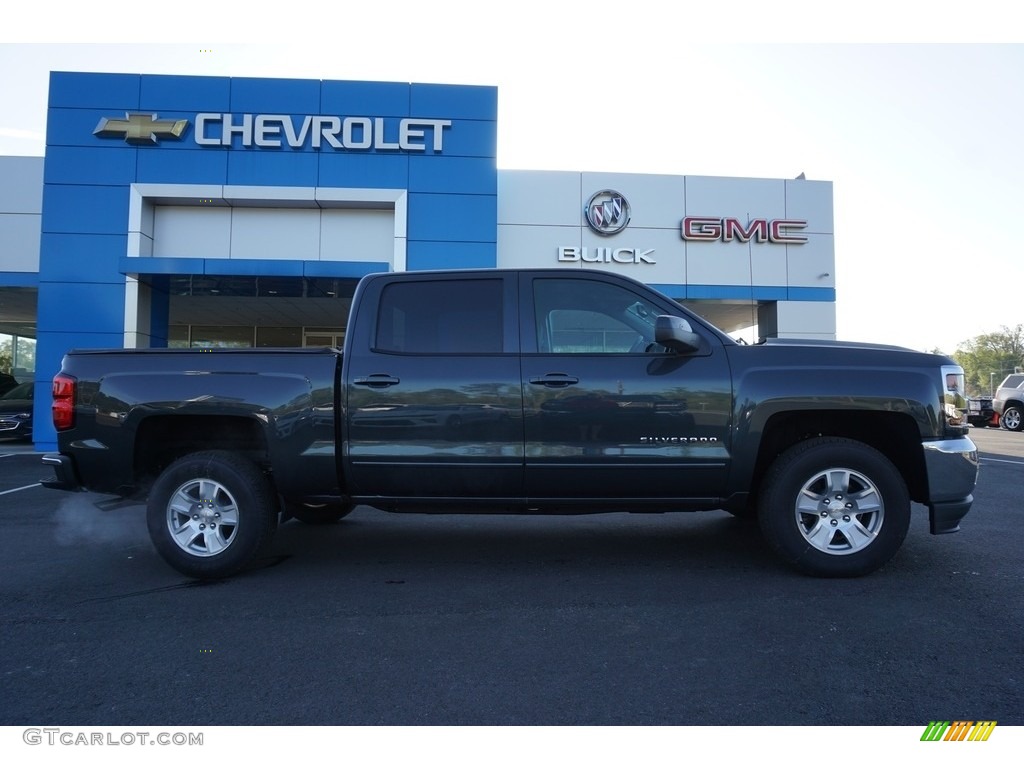 2018 Silverado 1500 LT Crew Cab - Graphite Metallic / Jet Black photo #9