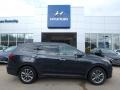 2017 Storm Blue Hyundai Santa Fe SE AWD #126579905