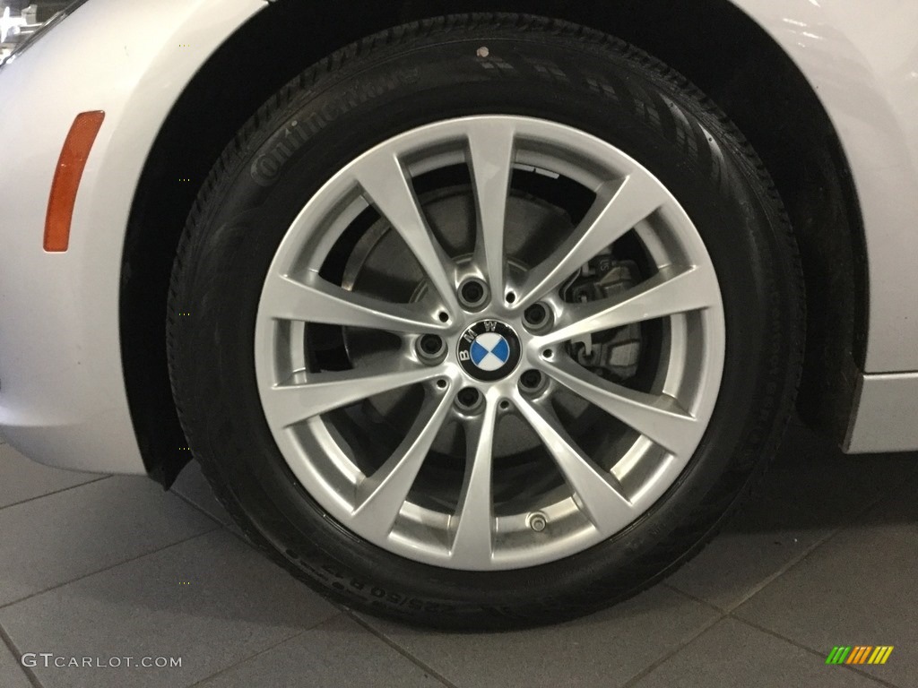 2018 3 Series 320i xDrive Sedan - Glacier Silver Metallic / Black photo #28