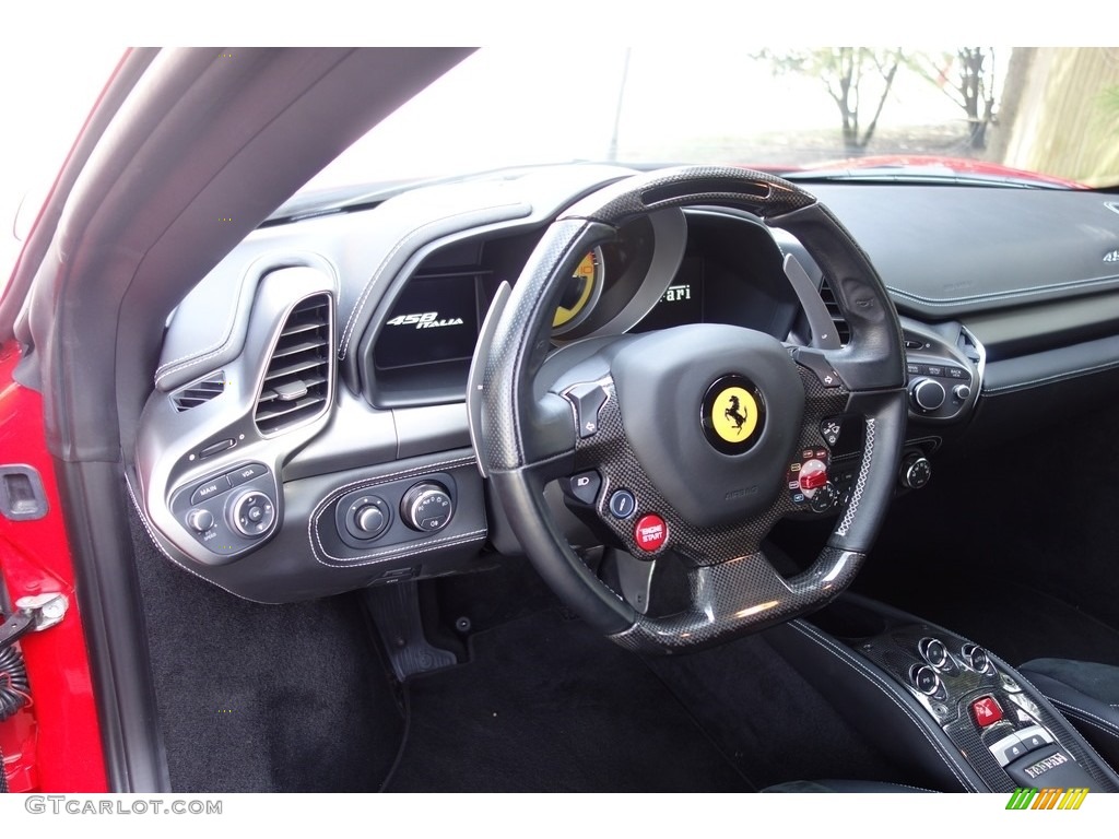 2013 Ferrari 458 Italia Nero Steering Wheel Photo #126598327