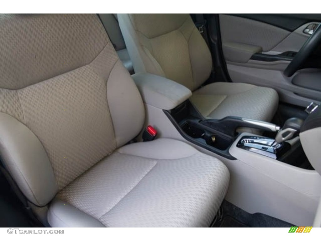 2015 Civic LX Sedan - Dyno Blue Pearl / Gray photo #22