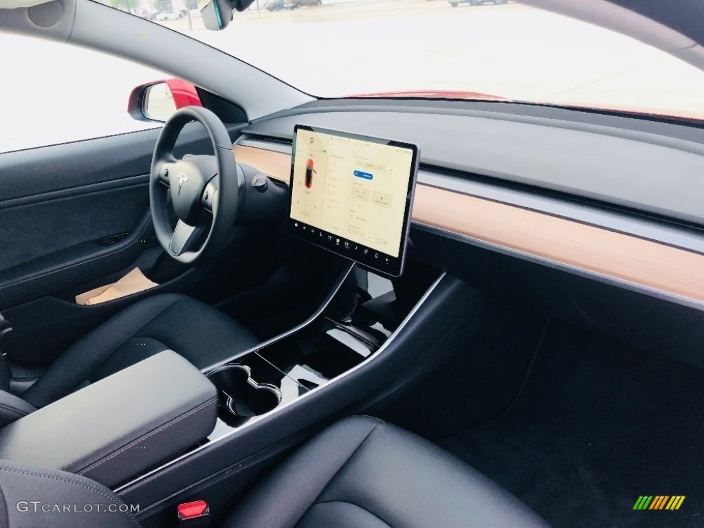 2018 Tesla Model 3 Long Range Black Dashboard Photo #126599279