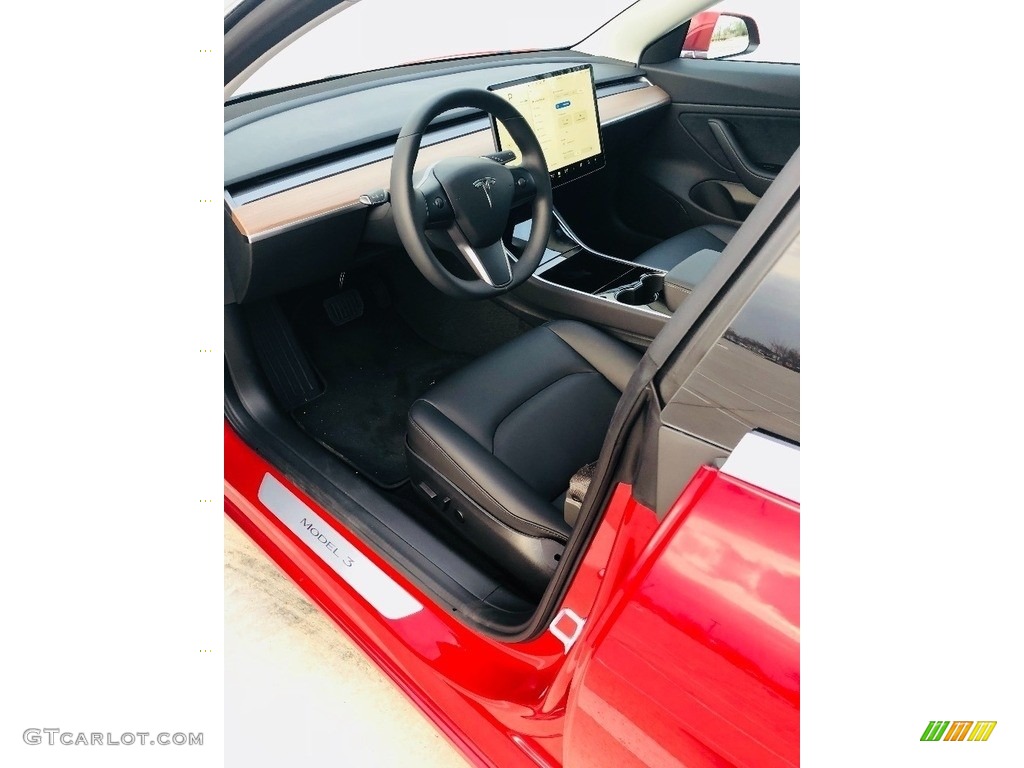 2018 Tesla Model 3 Long Range Front Seat Photo #126599381
