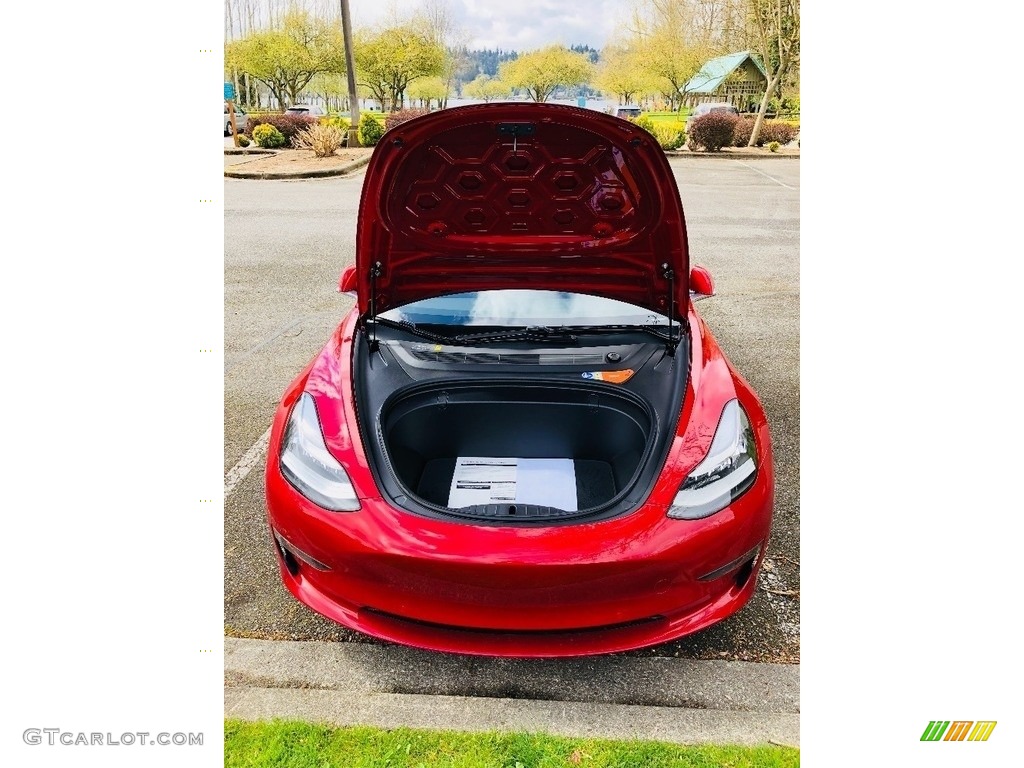2018 Tesla Model 3 Long Range Trunk Photo #126599555