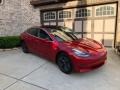 Red Multi-Coat 2018 Tesla Model 3 Long Range Exterior