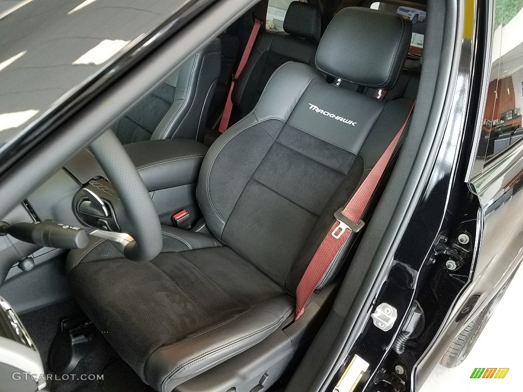 Black Interior 2018 Jeep Grand Cherokee Trackhawk 4x4 Photo #126600944