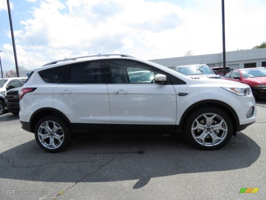 2018 Escape Titanium 4WD - White Platinum / Charcoal Black photo #2