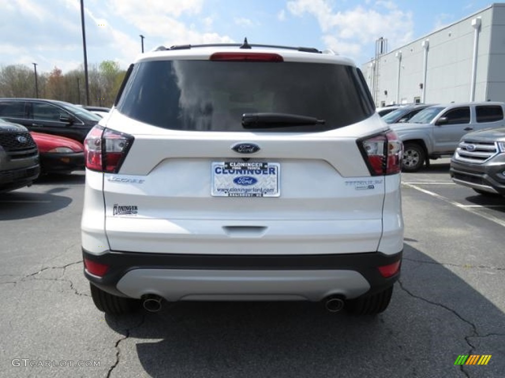 2018 Escape Titanium 4WD - White Platinum / Charcoal Black photo #4