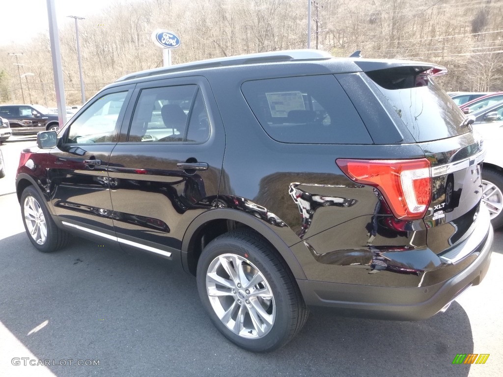2018 Explorer XLT 4WD - Shadow Black / Ebony Black photo #6